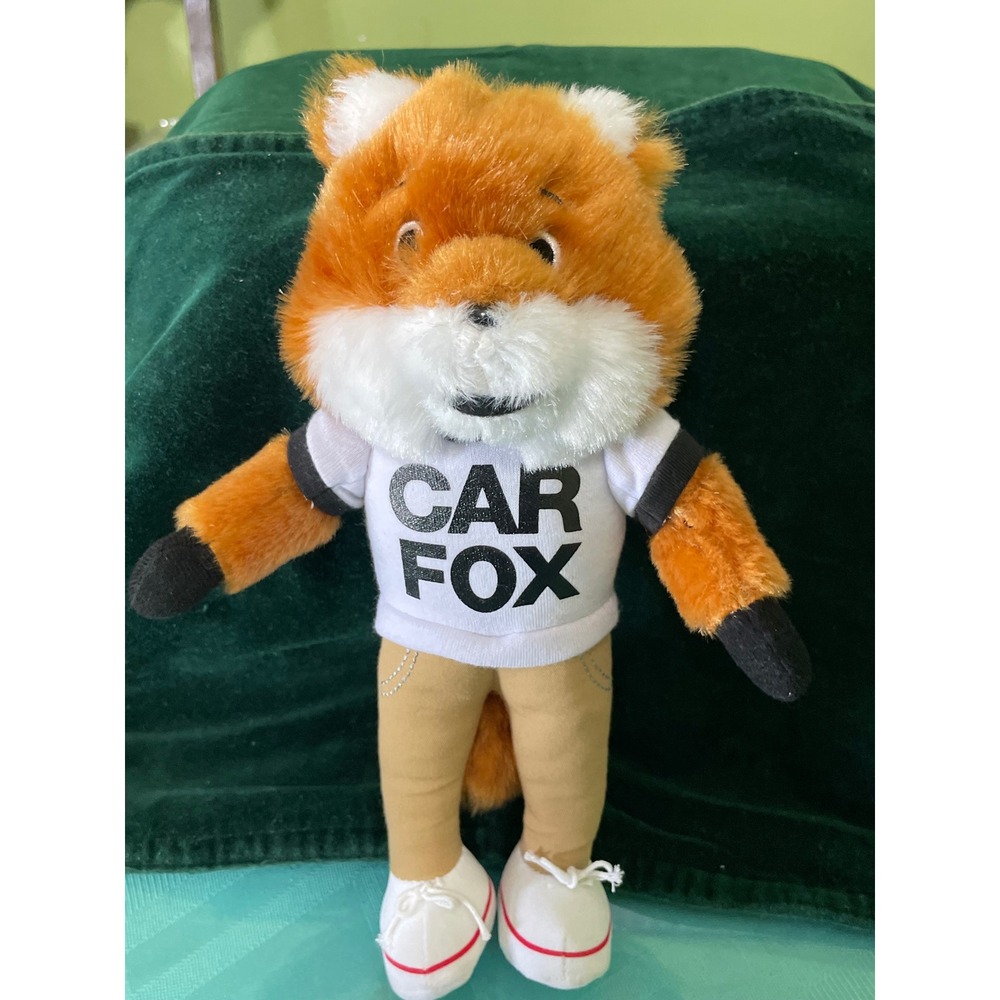 Carfax Car Fox Plush Stuffed Animal Orange White Show Me The Carfax Mascot‎ Toy